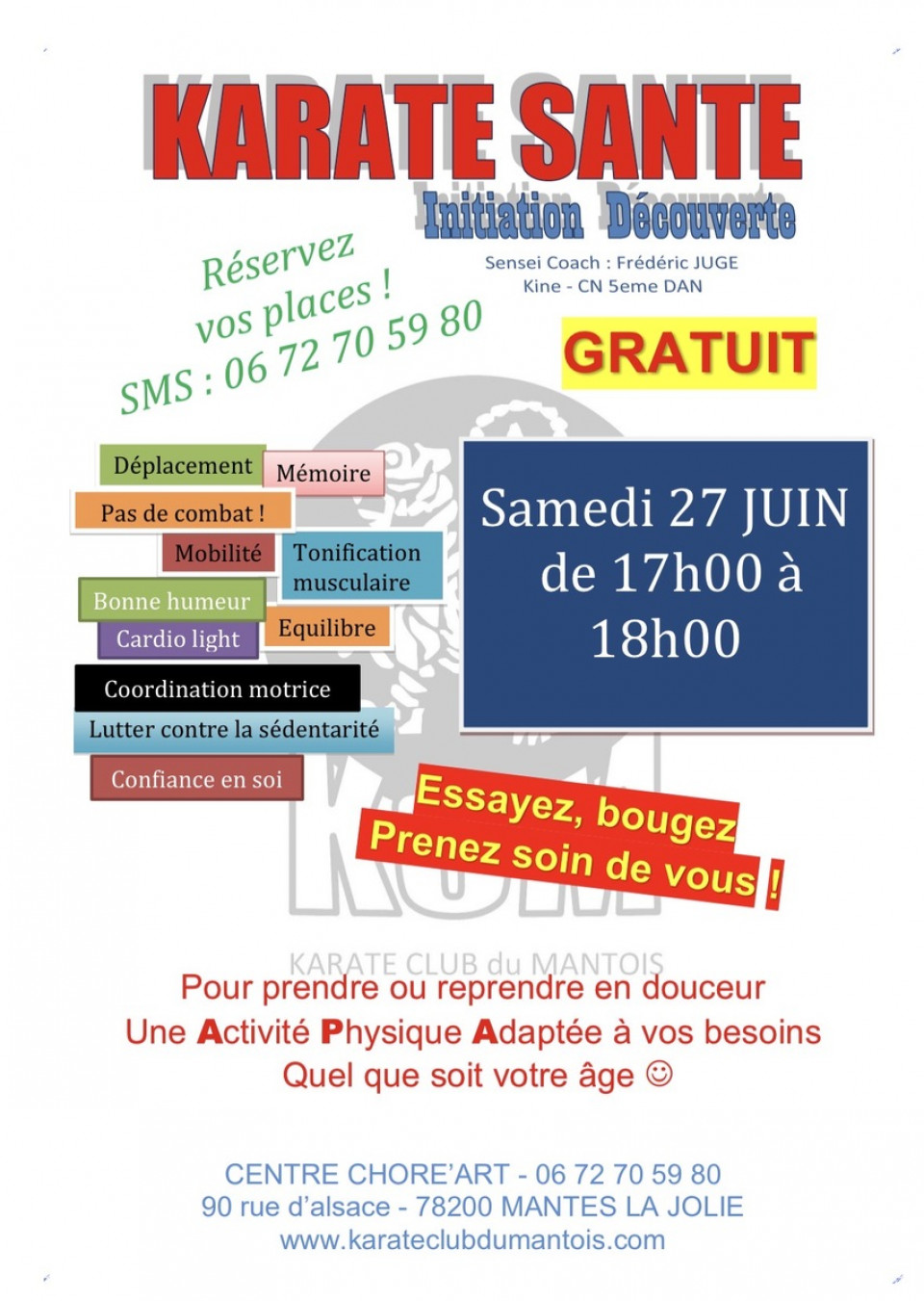 Initiation KARATE SANTE